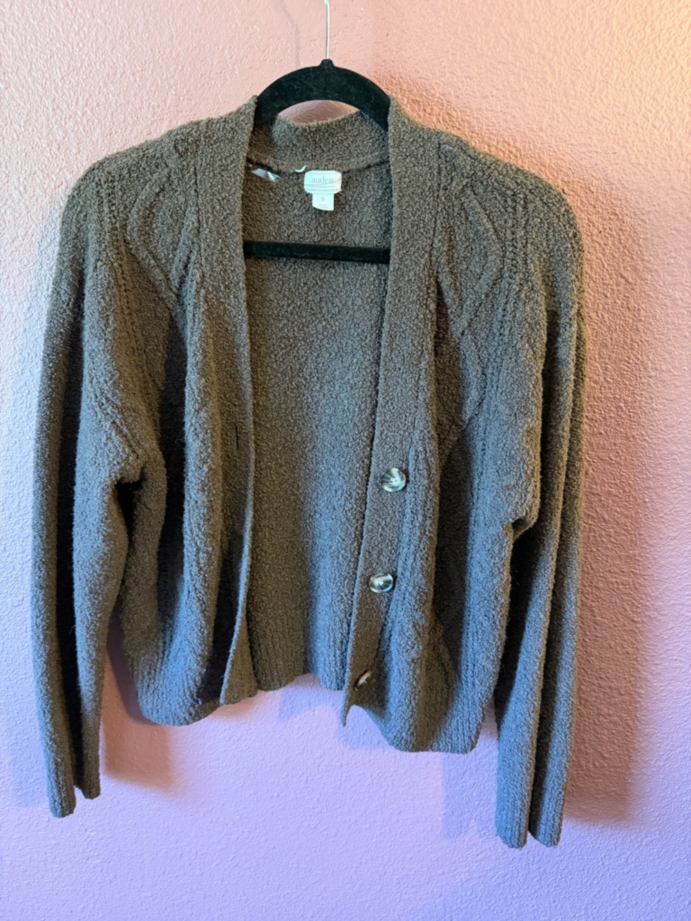 Target Brown Button-Front Women’s Cardigan Sweater